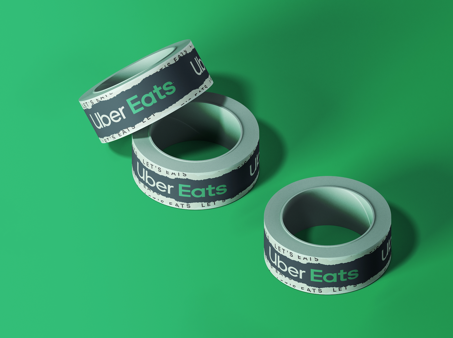 Little Things Matter: Uber Eats 品牌紙膠帶