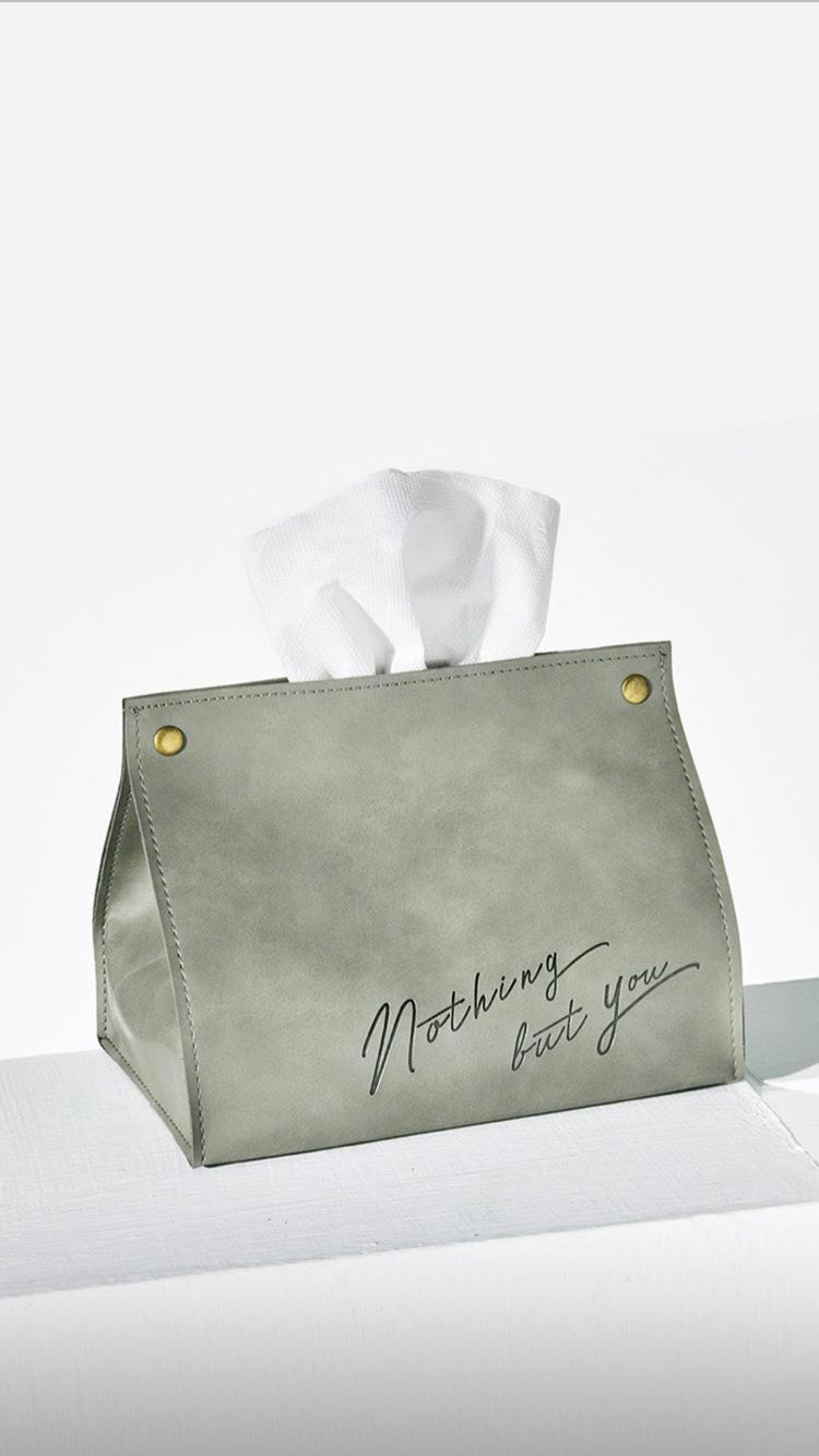 Suitangtang 大象灰皮革面紙套