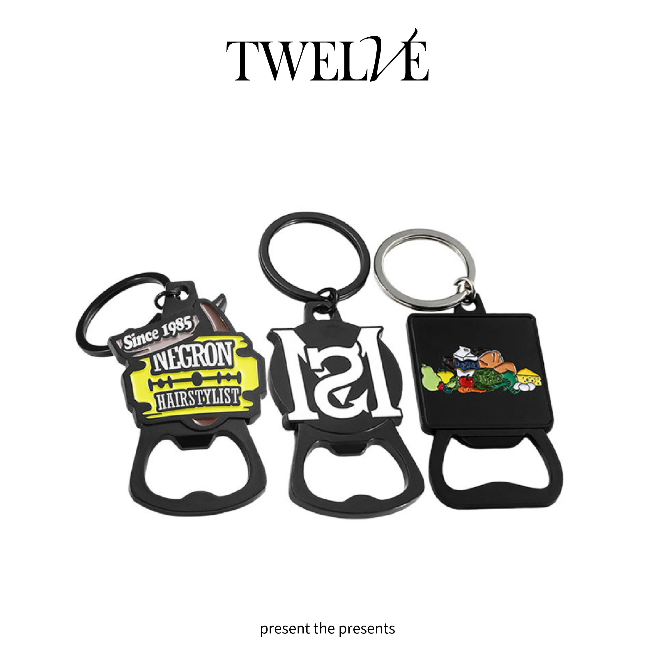 烤漆琺瑯開瓶器鑰匙圈