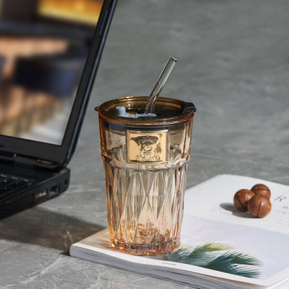玻璃吸管杯