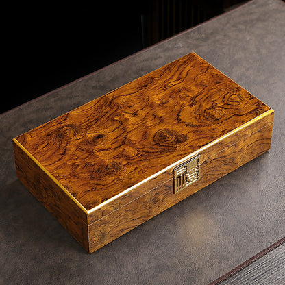 金絲南木紋茶葉禮盒